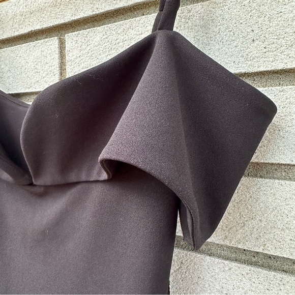 Nookie Pretty Woman Black Off Shoulder Sweetheart Midi Dress - Picture 9 of 14